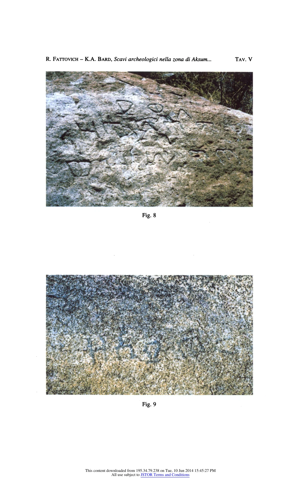 Scavi archeologici nella zona di Aksum. J. Bieta Giyorgis — illustrated page 27
