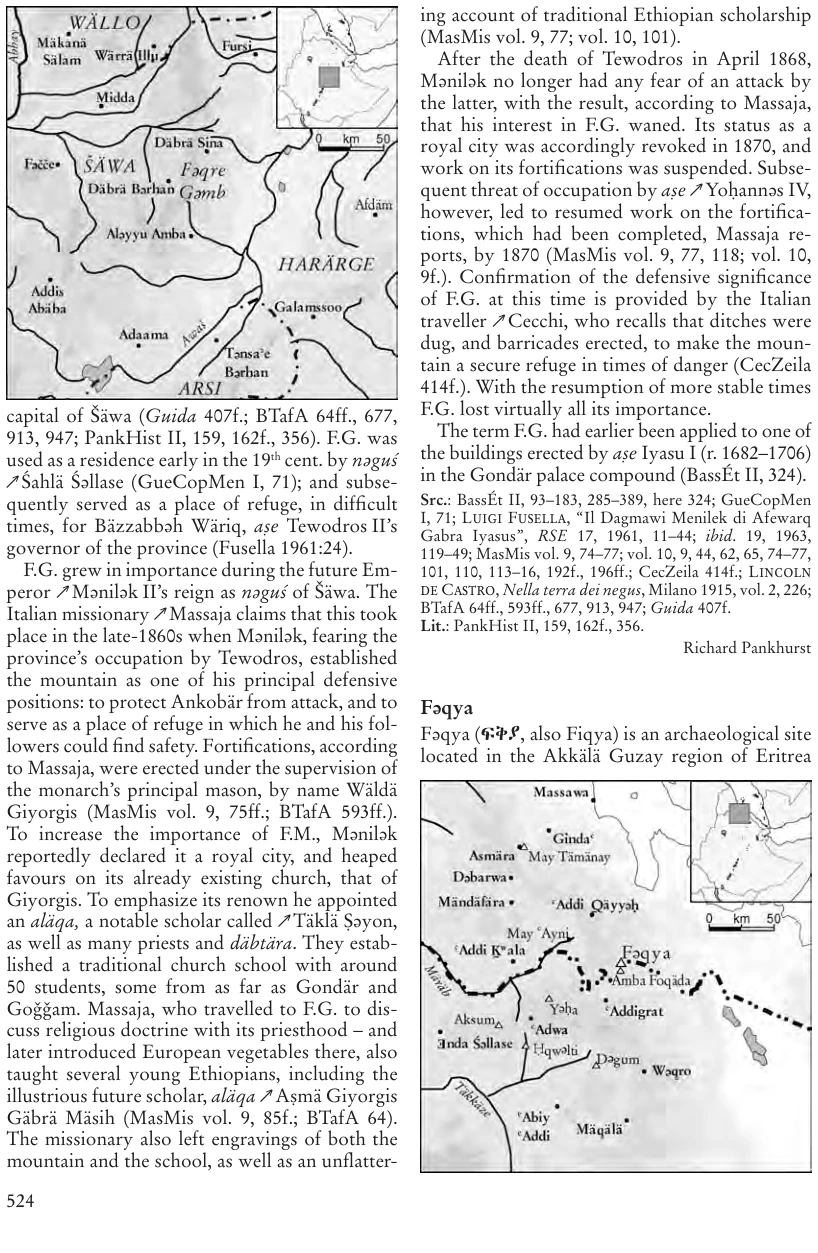 Illustrations, Encyclopaedia Aethiopica volume 2, PDF page 559