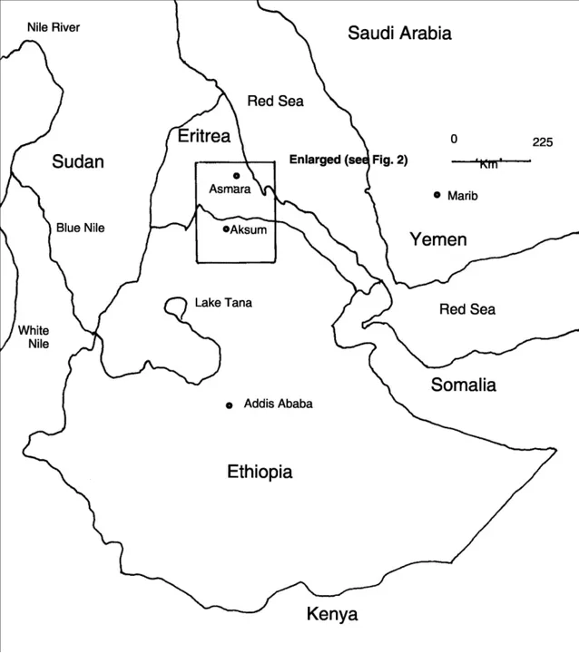 Changing Settlement Patterns in the Aksum-Yeha Region of Ethiopia: 700 BC - AD 850 — illustration 1, PDF page 26