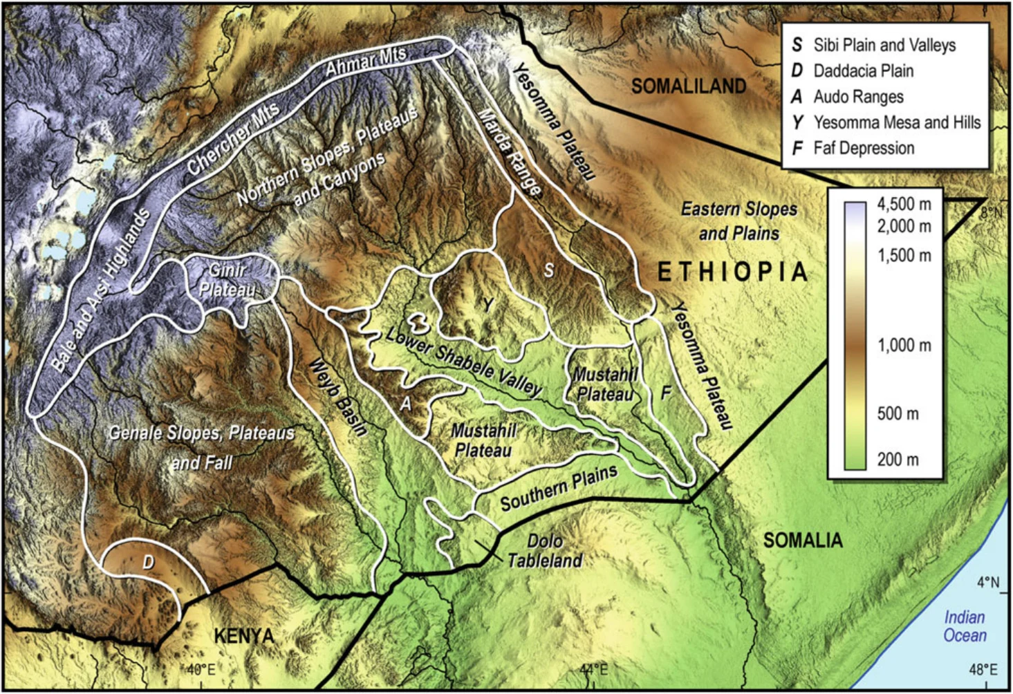 Landscapes and Landforms of Ethiopia — illustration 1, PDF page 324