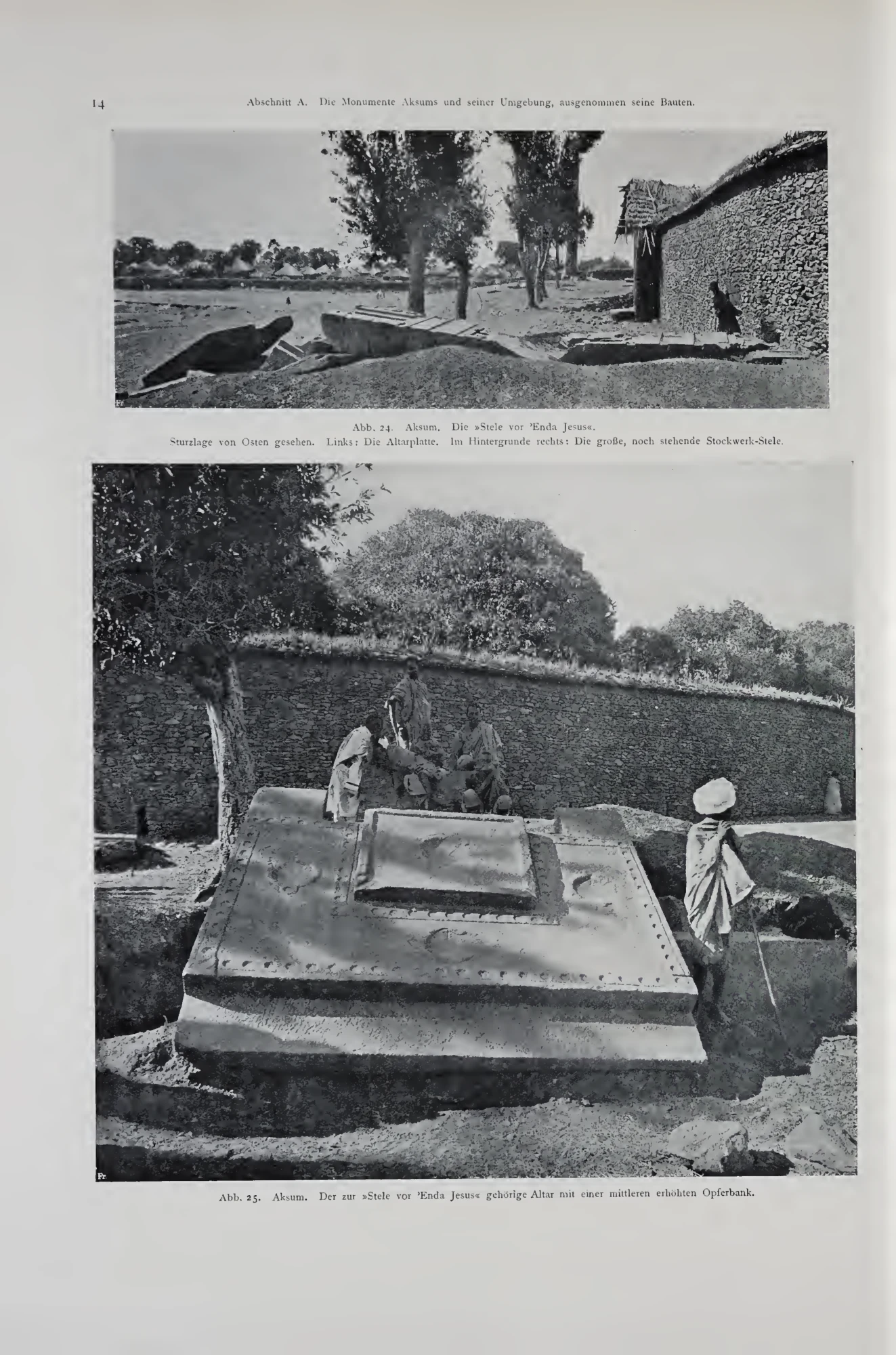 Deutsche Aksum-Expedition, Band II: Ältere Denkmäler Nordabessiniens — illustrated page 24