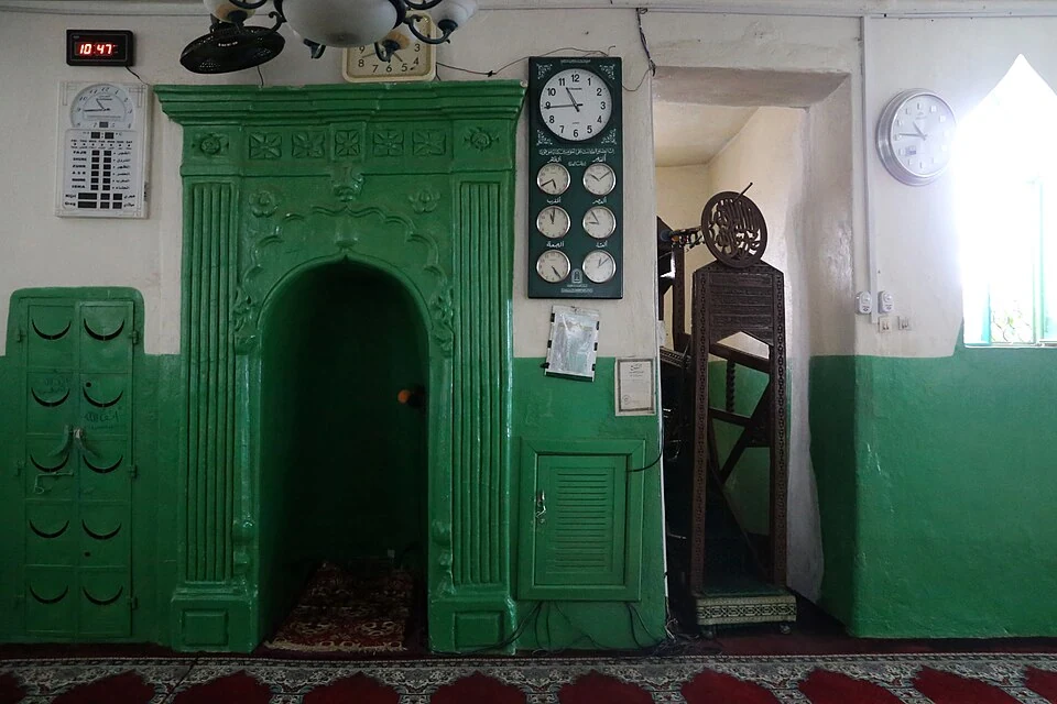 Mihrab and minbar inside the Jamia Mosque, Harar.