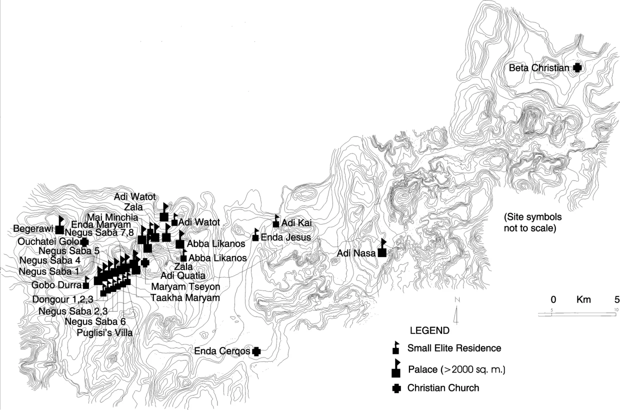 Changing Settlement Patterns in the Aksum-Yeha Region of Ethiopia: 700 BC - AD 850 — illustration 2, PDF page 198