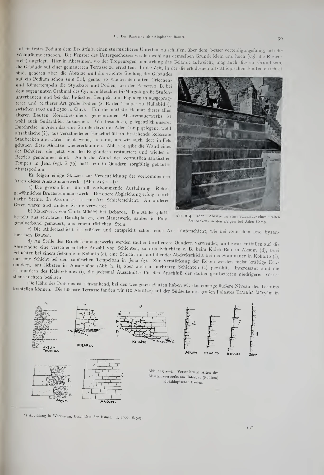 Deutsche Aksum-Expedition, Band II: Ältere Denkmäler Nordabessiniens — illustrated page 109