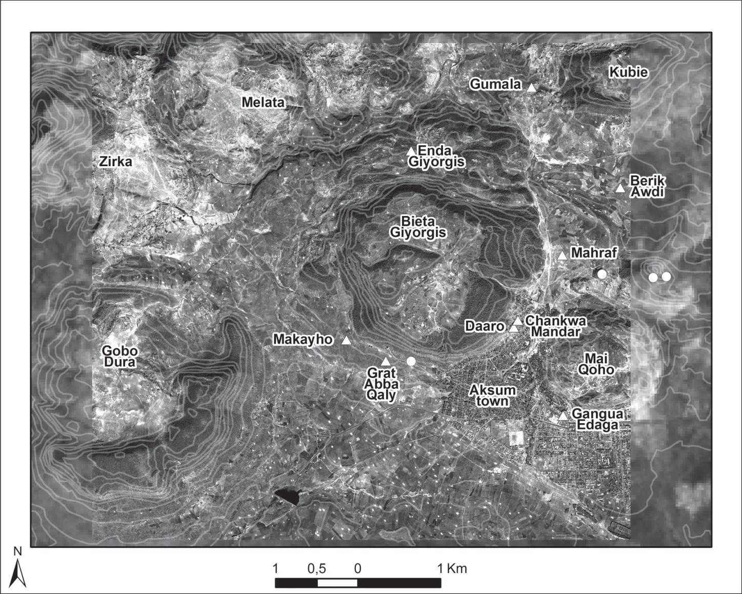 Ancient Settlement Patterns in the Area of Aksum (Tigray, Northern Ethiopia) – Ca. 900 BCE–800/850 CE — illustration 1, PDF page 39
