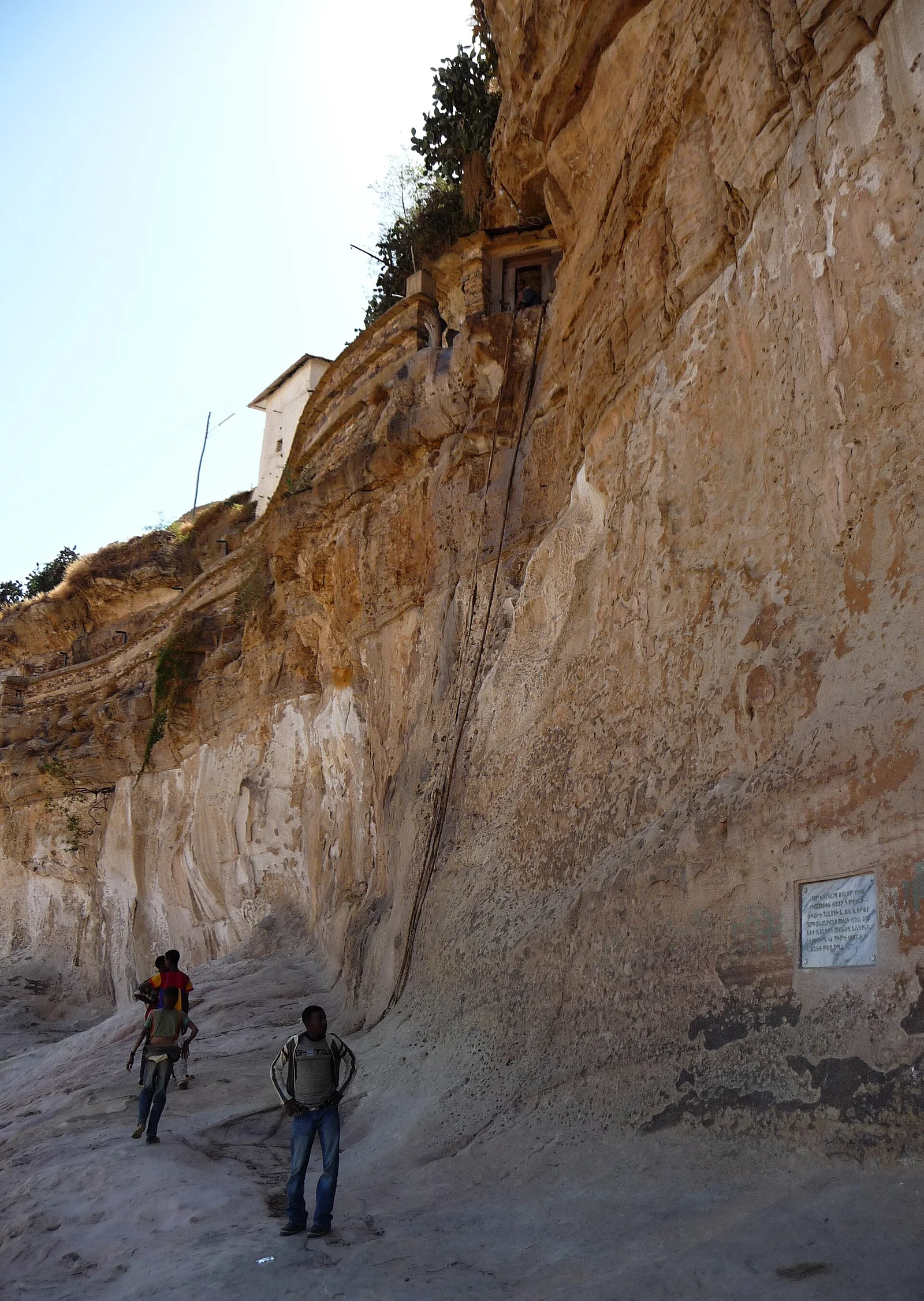 Access to Debre Damo (Tigray Region, Ethiopia).