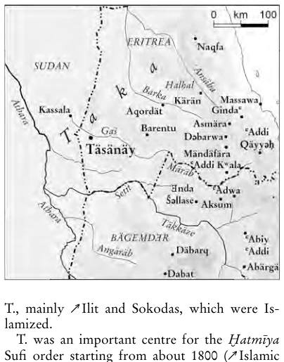 Illustration, Encyclopaedia Aethiopica volume 4, PDF page 848