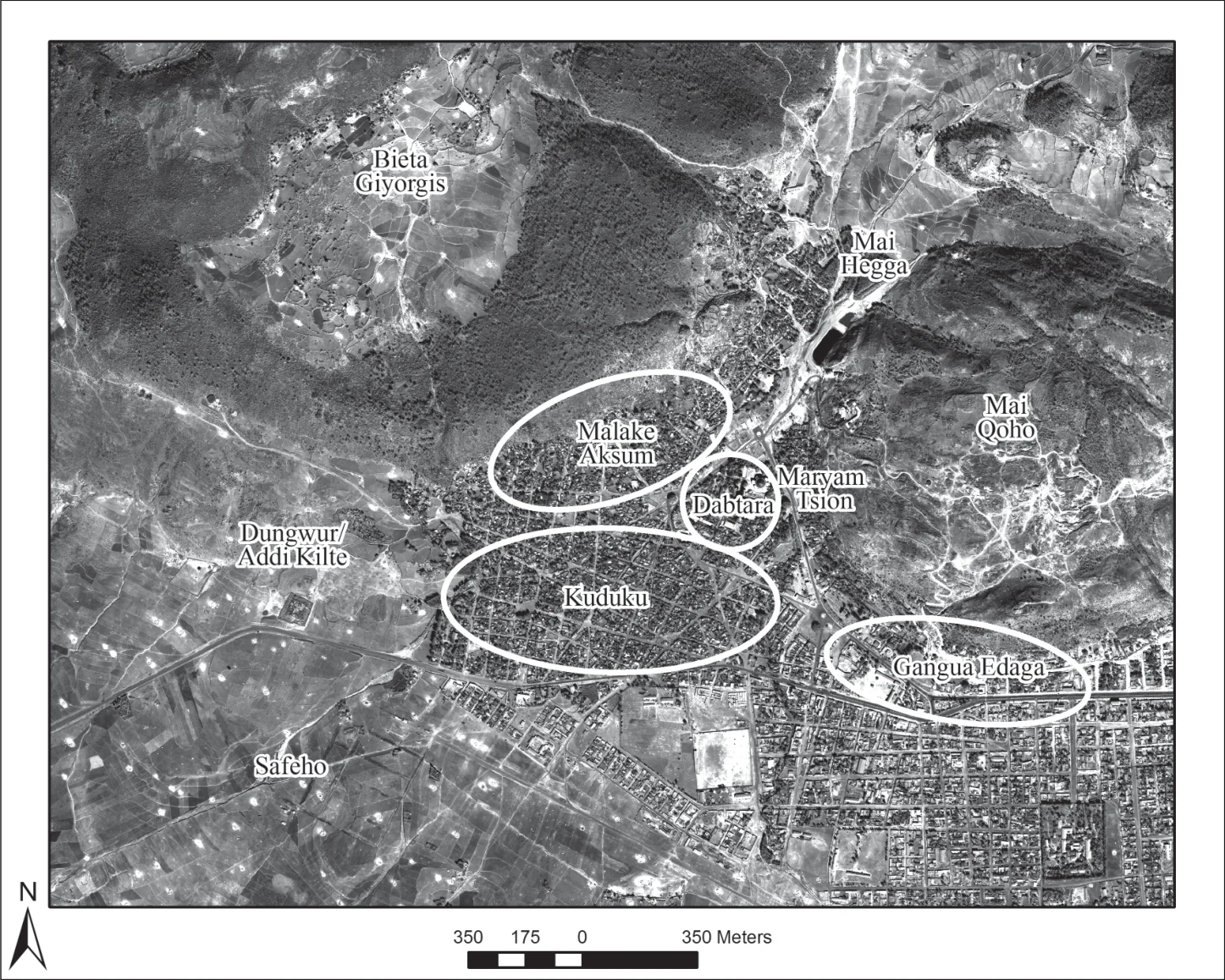 Ancient Settlement Patterns in the Area of Aksum (Tigray, Northern Ethiopia) – Ca. 900 BCE–800/850 CE — illustration 1, PDF page 93