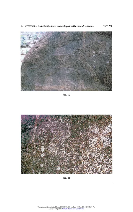 Scavi archeologici nella zona di Aksum. J. Bieta Giyorgis — illustrated page 28