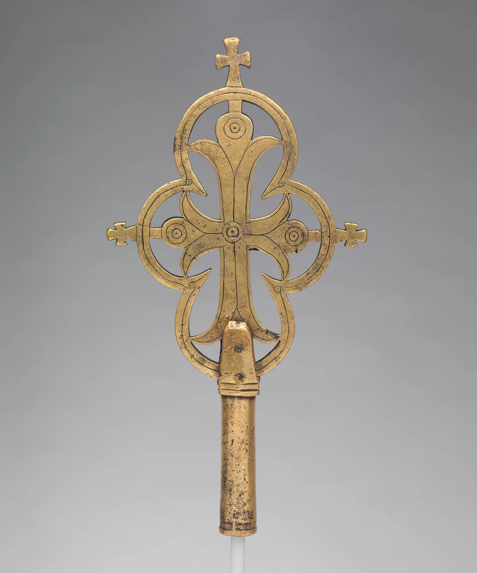 Mäsqälä qǝddase (liturgical cross) — view 1