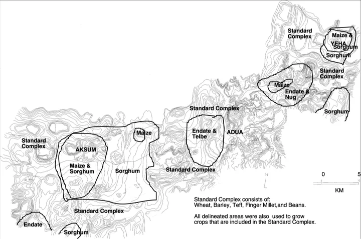 Changing Settlement Patterns in the Aksum-Yeha Region of Ethiopia: 700 BC - AD 850 — illustration 1, PDF page 68