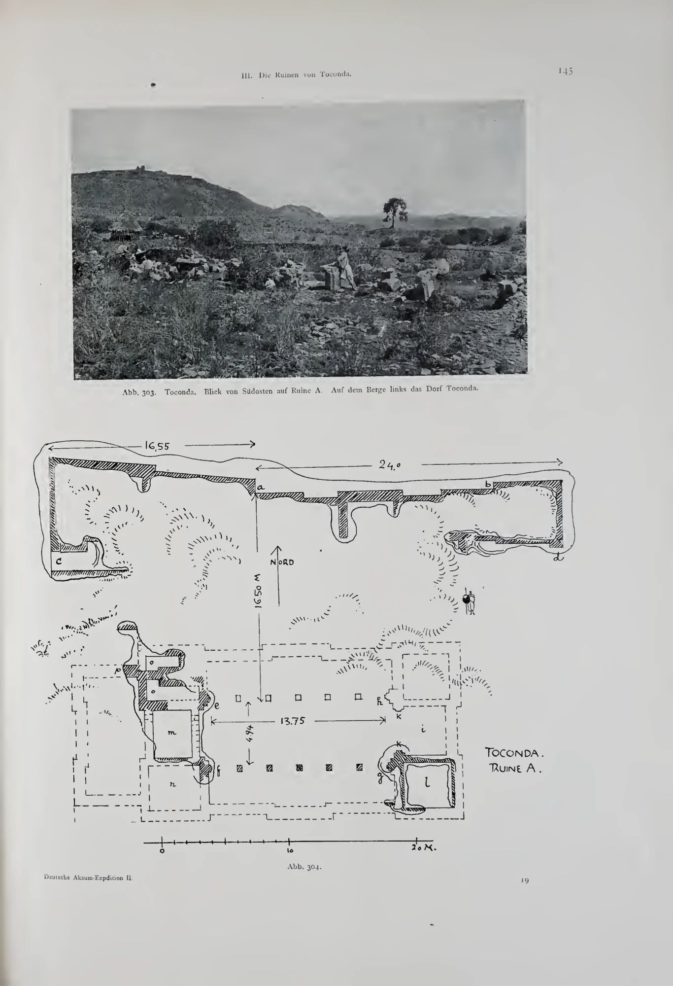Deutsche Aksum-Expedition, Band II: Ältere Denkmäler Nordabessiniens — illustrated page 155