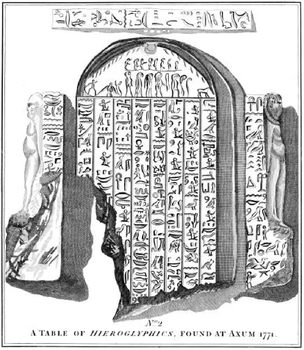 Travels to Discover the Source of the Nile, In the Years 1768, 1769, 1770, 1771, 1772, and 1773. Volume I — illustration 1, PDF page 361