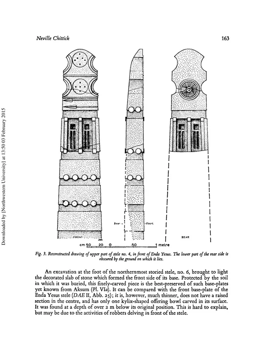 Excavations at Aksum, 1973–4: a Preliminary Report — illustrated page 6