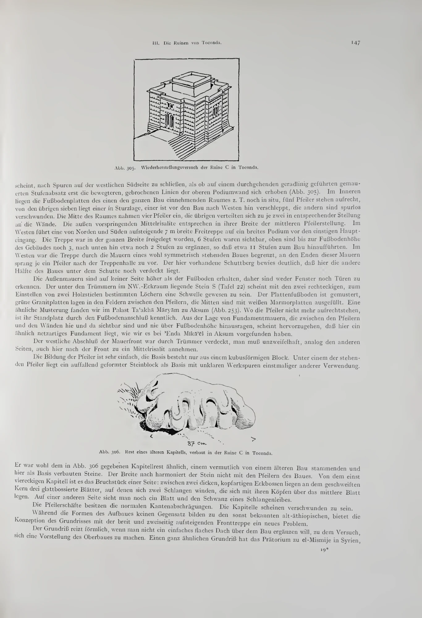 Deutsche Aksum-Expedition, Band II: Ältere Denkmäler Nordabessiniens — illustrated page 157