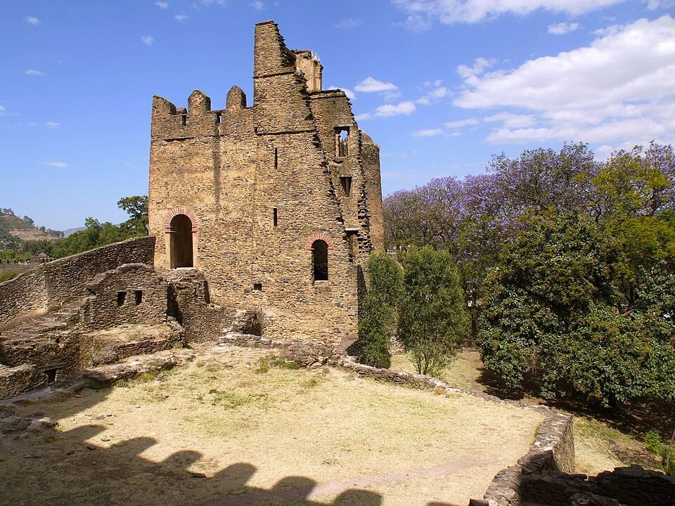 Ruined exterior of Iyasu I’s Palace in the Fasil Ghebbi, Gondar.