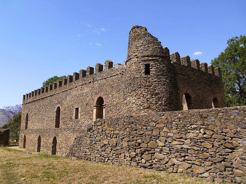 Exterior walls of Bakaffa’s Palace in the Fasil Ghebbi.