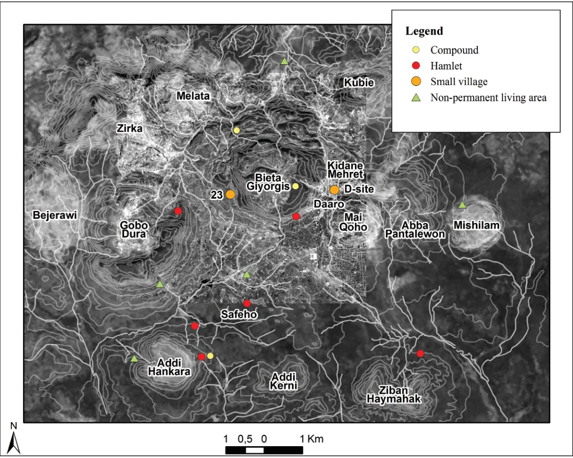 Ancient Settlement Patterns in the Area of Aksum (Tigray, Northern Ethiopia) – Ca. 900 BCE–800/850 CE — illustration 2, PDF page 69