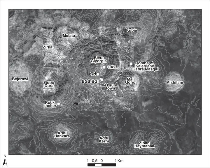 Ancient Settlement Patterns in the Area of Aksum (Tigray, Northern Ethiopia) – Ca. 900 BCE–800/850 CE — illustration 1, PDF page 35