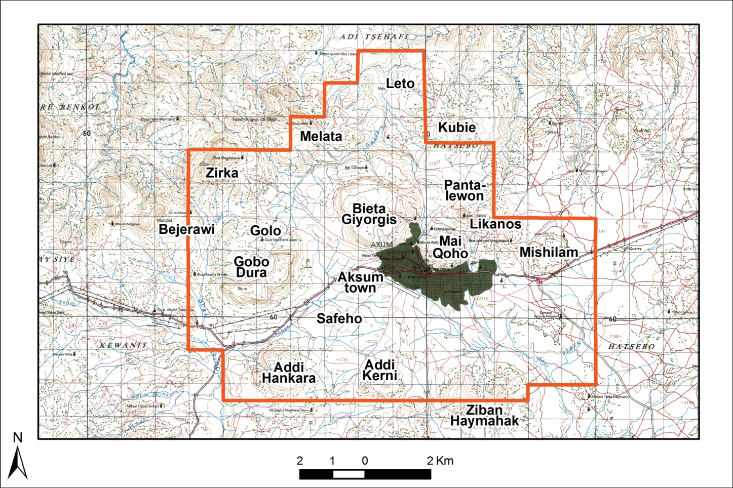 Ancient Settlement Patterns in the Area of Aksum (Tigray, Northern Ethiopia) – Ca. 900 BCE–800/850 CE — illustration 1, PDF page 45