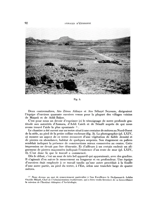 Première campagne de fouilles à Maṭarā (Nov. 1959- Janv. 1960) — PDF page 7