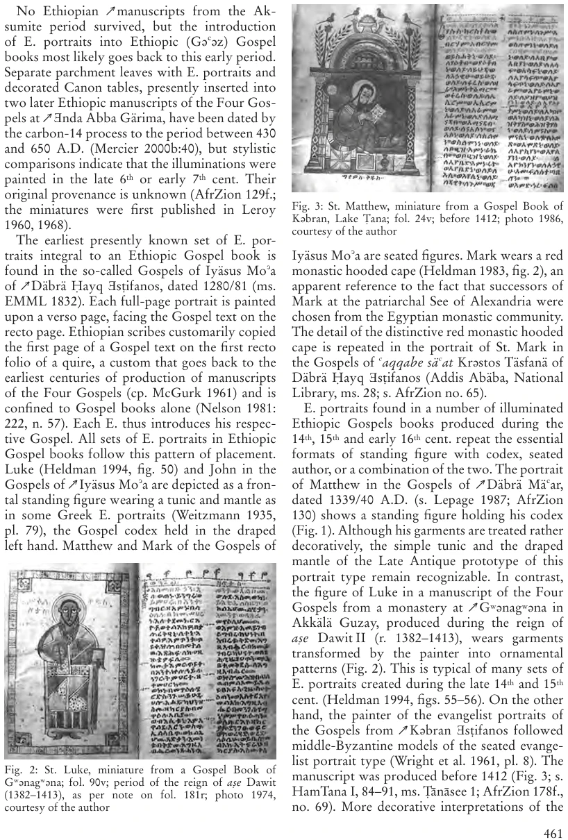 Illustrations, Encyclopaedia Aethiopica volume 2, PDF page 496