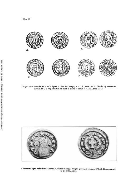 MHDYS and Ebana, Kings of Aksum: Some Problems of Dating and Identity — illustrated page 5