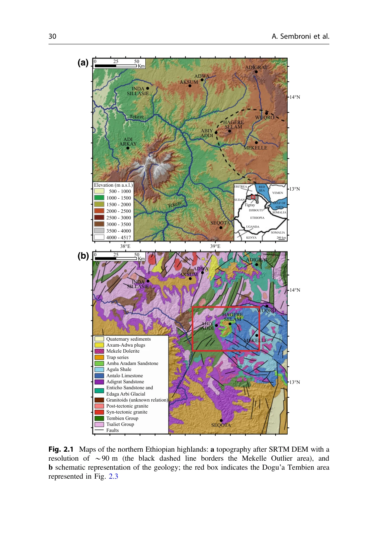 Geo-trekking in Ethiopia's Tropical Mountains: The Dogu'a Tembien District — illustrated page 59