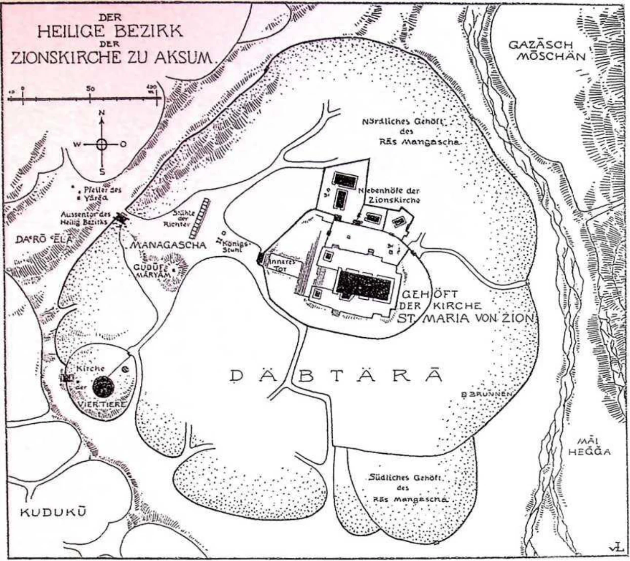 In Imperial Order: The German Aksum Expedition 1906 under Enno Littmann, Volume 3: Ethnographic, church-historical and archaeological-historical investigations — illustration 1, PDF page 274