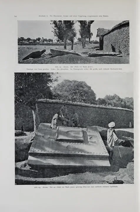 Deutsche Aksum-Expedition, Band II: Ältere Denkmäler Nordabessiniens — illustrated page 24