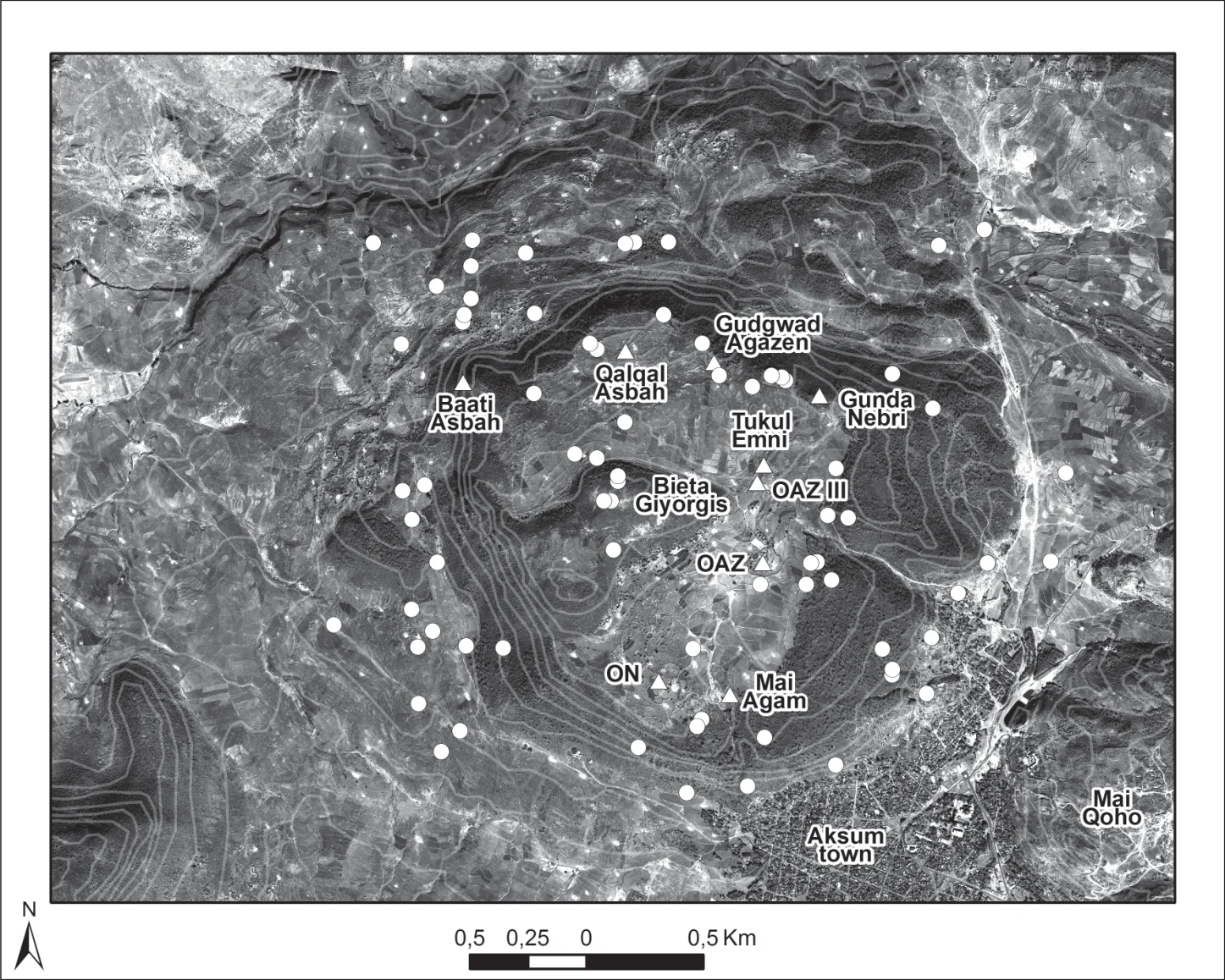 Ancient Settlement Patterns in the Area of Aksum (Tigray, Northern Ethiopia) – Ca. 900 BCE–800/850 CE — illustration 1, PDF page 38