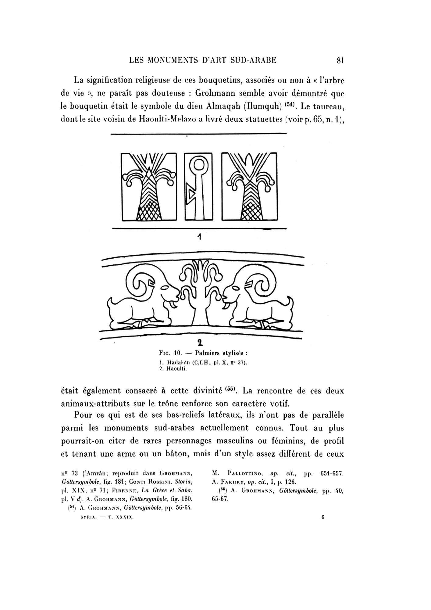 Les monuments d'art sud-arabe découverts sur le site de Haoulti (Ethiopie) en 1959 — illustrated page 23