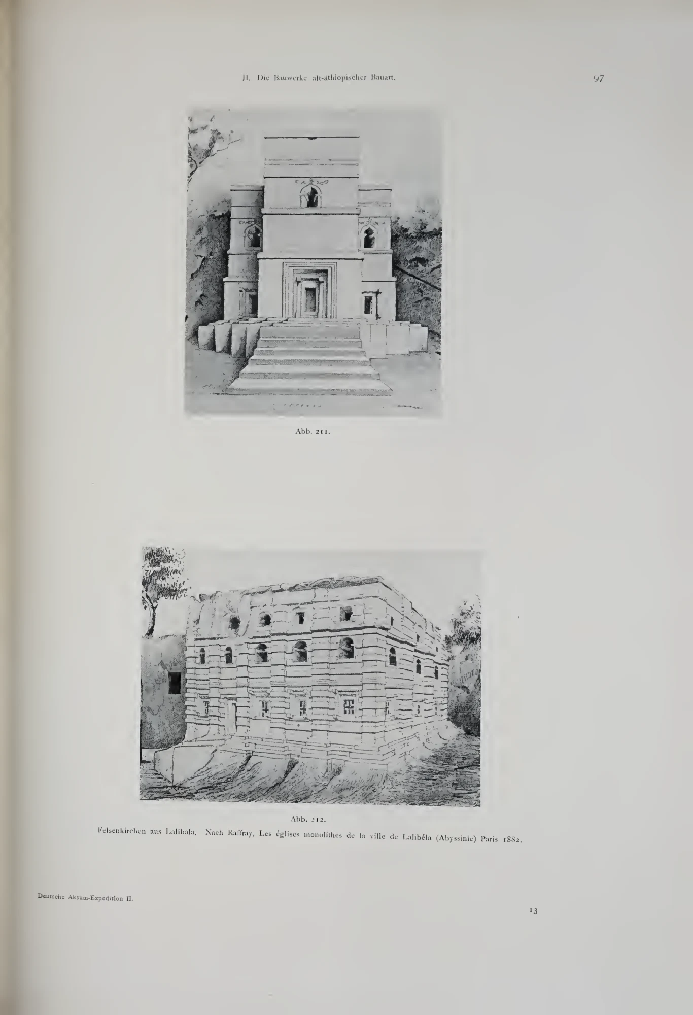 Deutsche Aksum-Expedition, Band II: Ältere Denkmäler Nordabessiniens — illustrated page 107