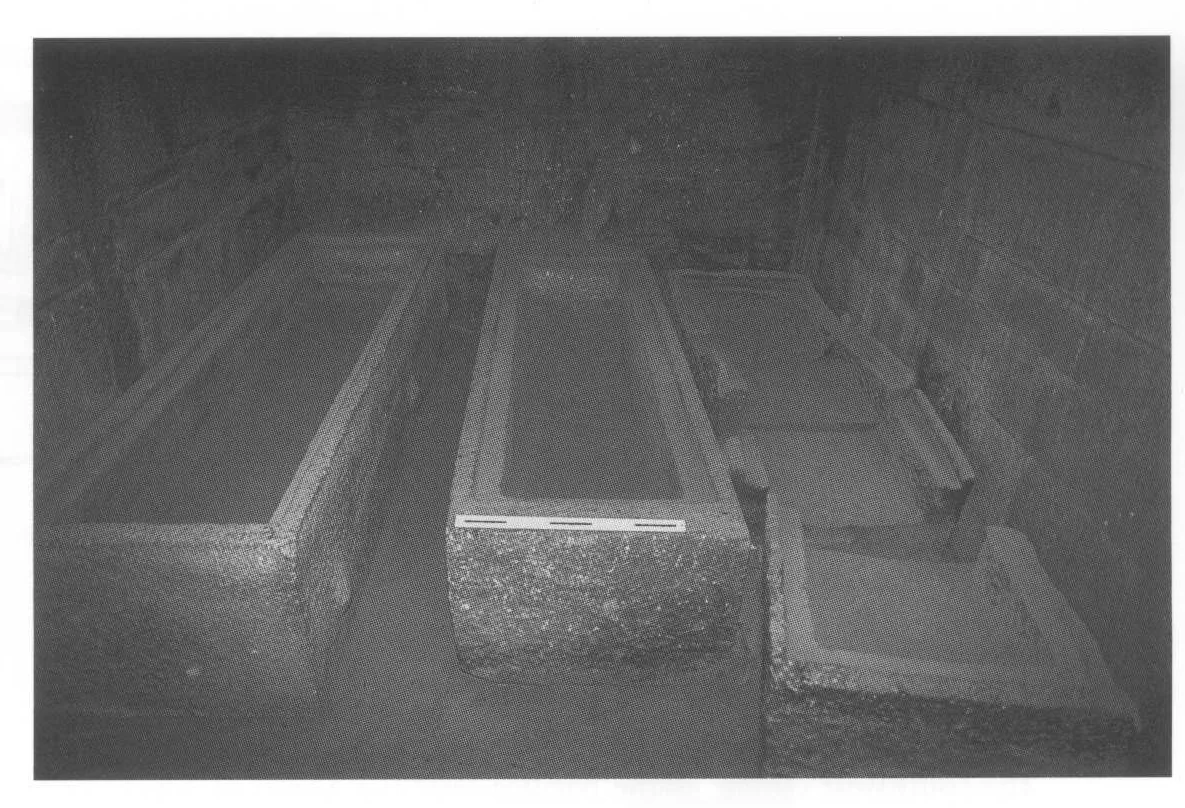 Aksum, Enda Kaleb, sarcophagi inside the Tomb of Gabra Masqal, 1995.