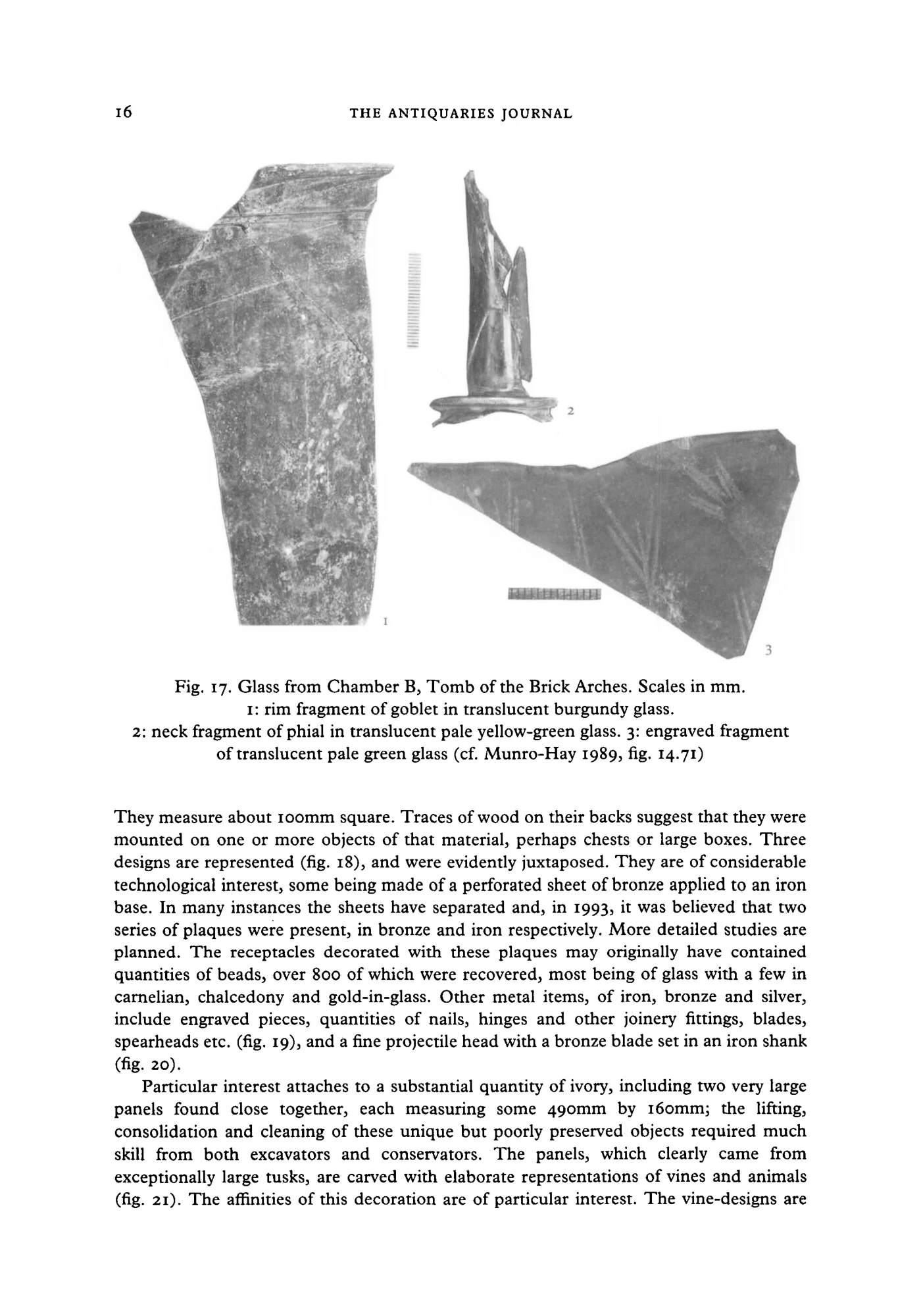 Excavations at Aksum, Ethiopia, 1993-4 — illustrated page 16