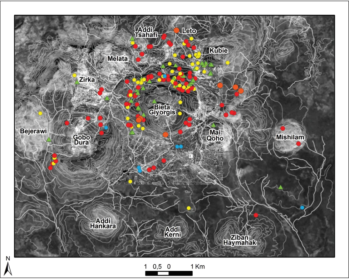 Ancient Settlement Patterns in the Area of Aksum (Tigray, Northern Ethiopia) – Ca. 900 BCE–800/850 CE — illustration 1, PDF page 70