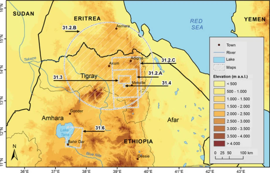 Geo-trekking in Ethiopia's Tropical Mountains: The Dogu'a Tembien District — illustration 1, PDF page 467