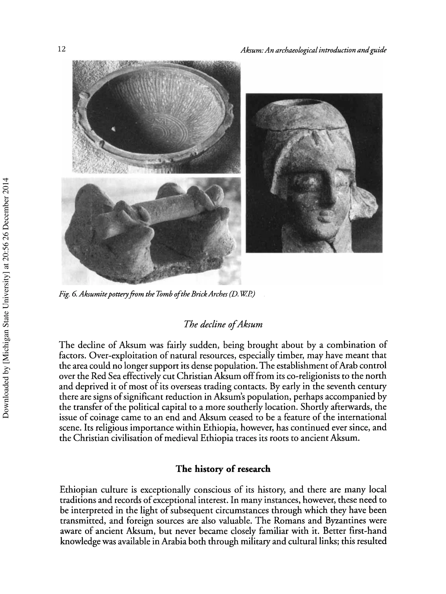 Aksum: An archaeological introduction and guide — illustrated page 13