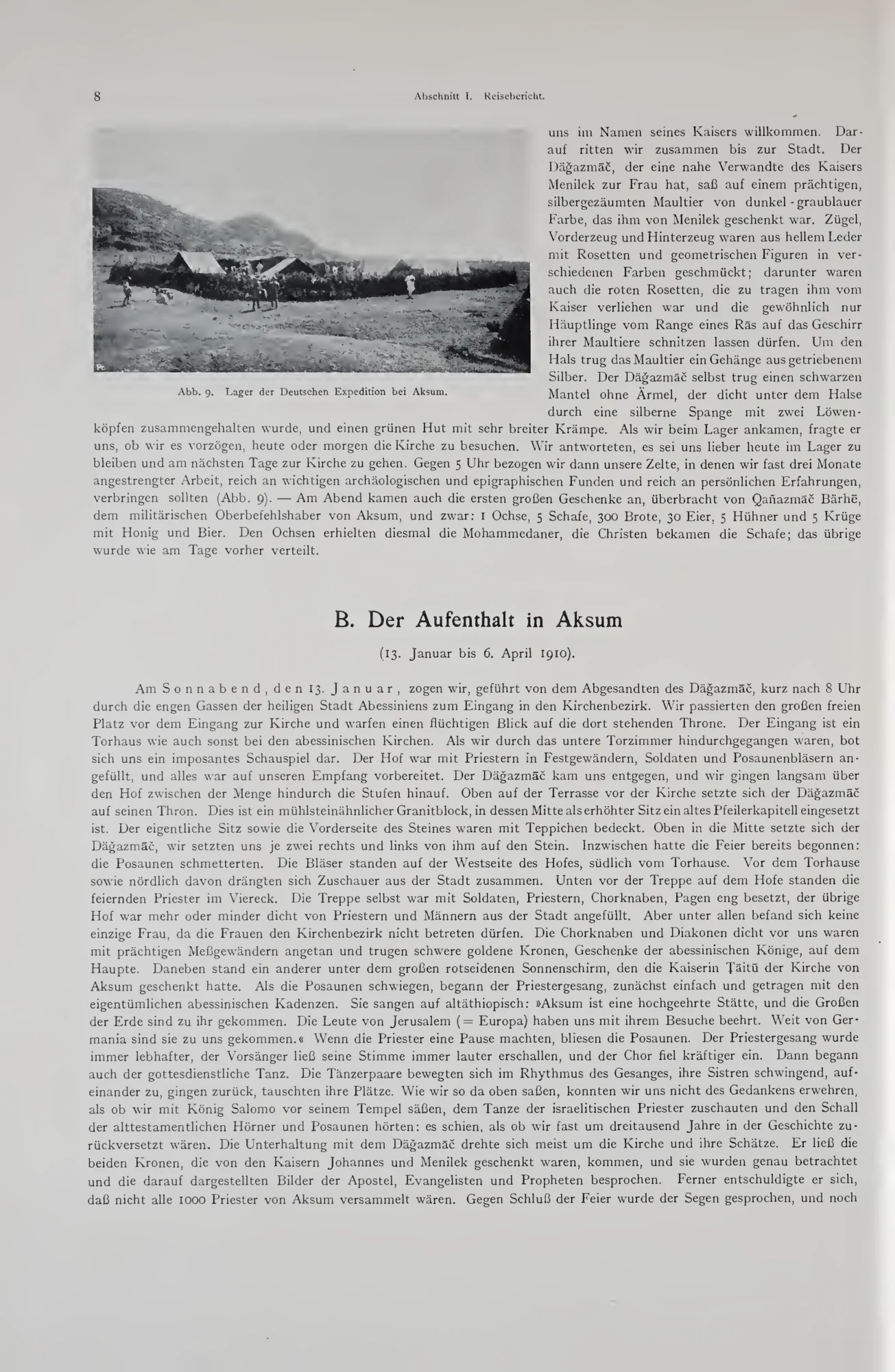 Deutsche Aksum-Expedition, Band I: Reisebericht der Expedition, Topographie und Geschichte Aksums — illustrated page 18