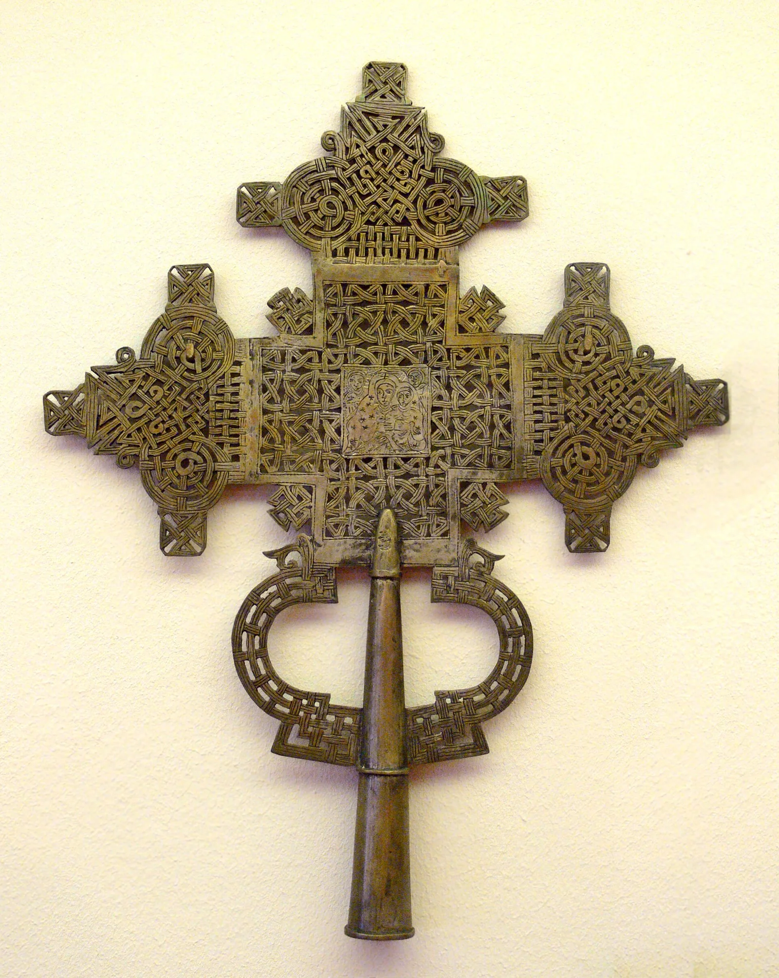 Äthiopien Prozessionskreuz Linden-Museum F54294