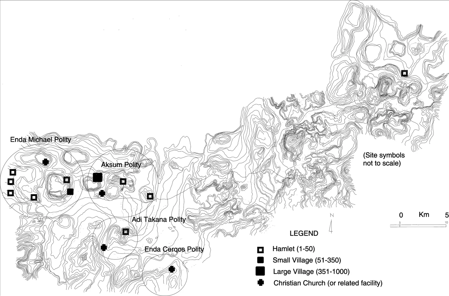 Changing Settlement Patterns in the Aksum-Yeha Region of Ethiopia: 700 BC - AD 850 — illustration 1, PDF page 248