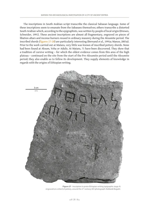 Matara: the Archaeological Investigation of a City of Ancient Eritrea — PDF page 21