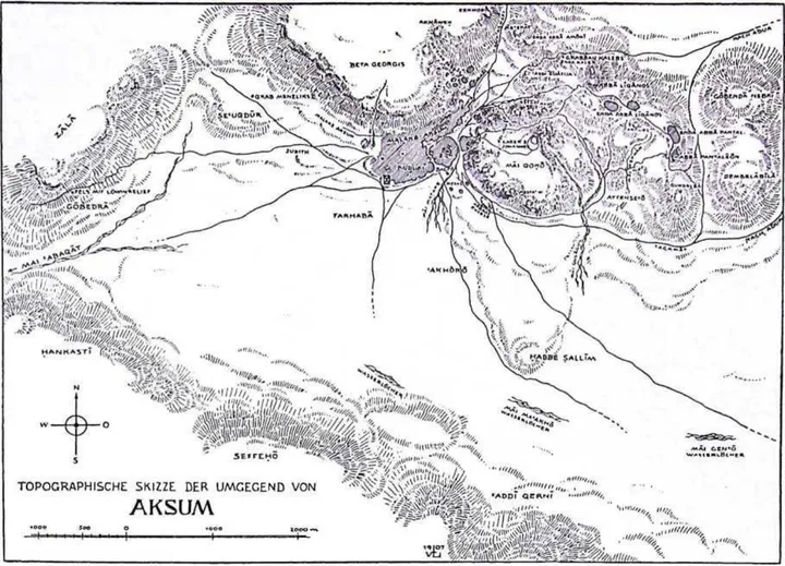 In Imperial Order: The German Aksum Expedition 1906 under Enno Littmann, Volume 3: Ethnographic, church-historical and archaeological-historical investigations — illustration 1, PDF page 79