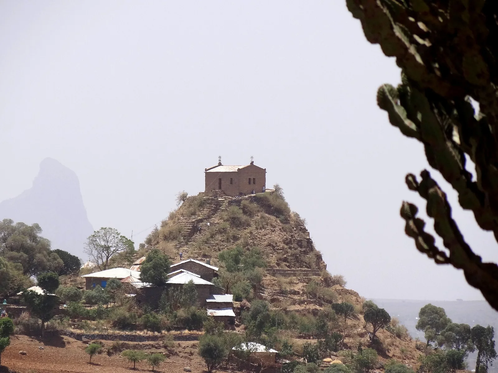 View toward Pantaleon Monastery - Outside Axum (Aksum) - Ethiopia
