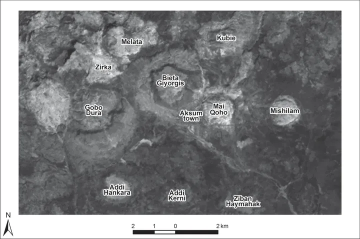 Ancient Settlement Patterns in the Area of Aksum (Tigray, Northern Ethiopia) – Ca. 900 BCE–800/850 CE — illustration 2, PDF page 22