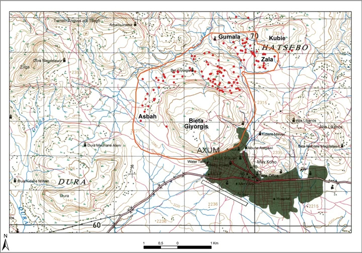 Ancient Settlement Patterns in the Area of Aksum (Tigray, Northern Ethiopia) – Ca. 900 BCE–800/850 CE — illustration 1, PDF page 44