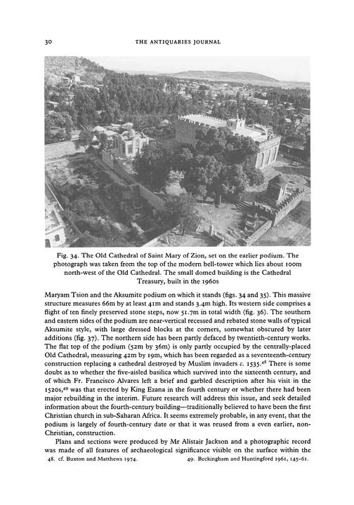 Excavations at Aksum, Ethiopia, 1993-4 — illustrated page 30