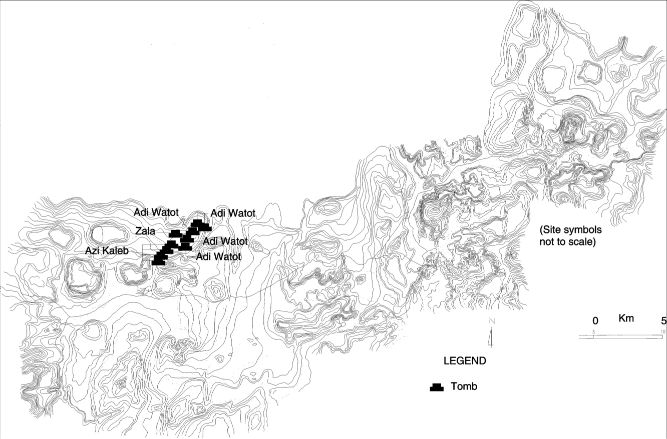 Changing Settlement Patterns in the Aksum-Yeha Region of Ethiopia: 700 BC - AD 850 — illustration 1, PDF page 199