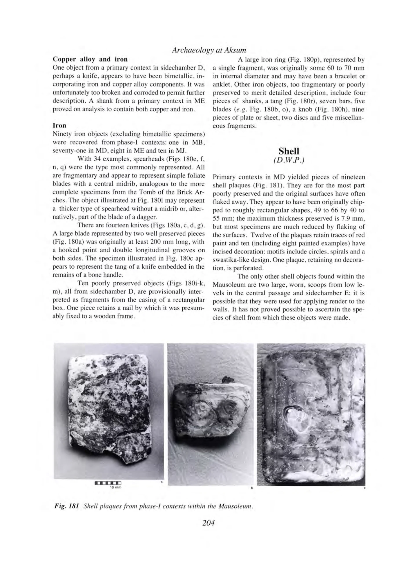Archaeology at Aksum, Ethiopia, 1993-7, Volume I — illustrated page 223