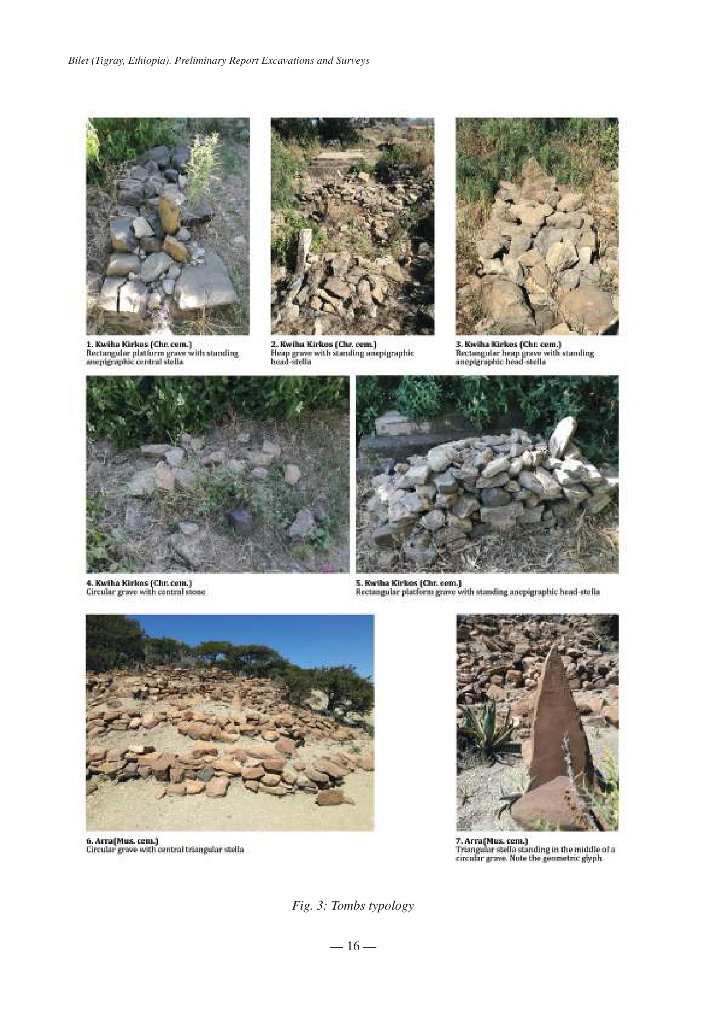 Preliminary Report: Excavations and Surveys, Bilet (Tigray, Ethiopia), 1-20 December 2018 — illustrated page 16